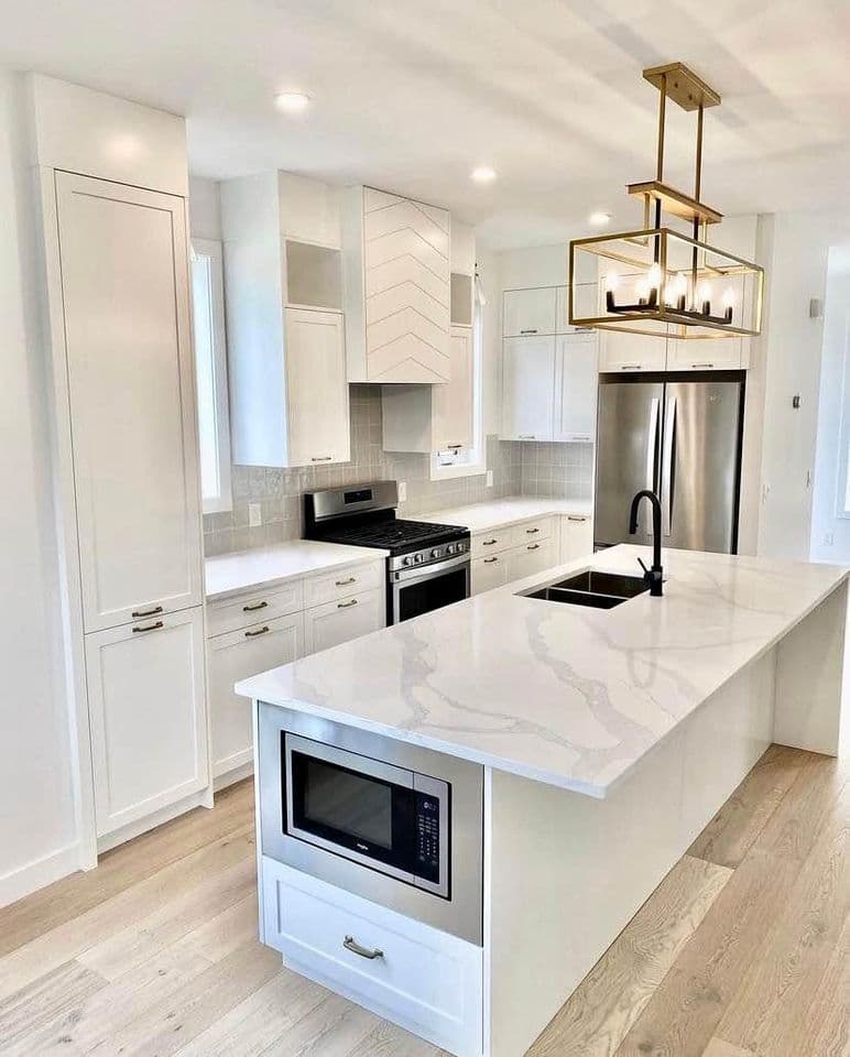 Beautiful custom kitchen financed by K&M Kitchen Renovations